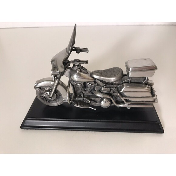 Franklin Mint 5" Harley-Davidson 1976 ELECTRA GLIDE Miniature Pewter Sculpture - Picture 1 of 9